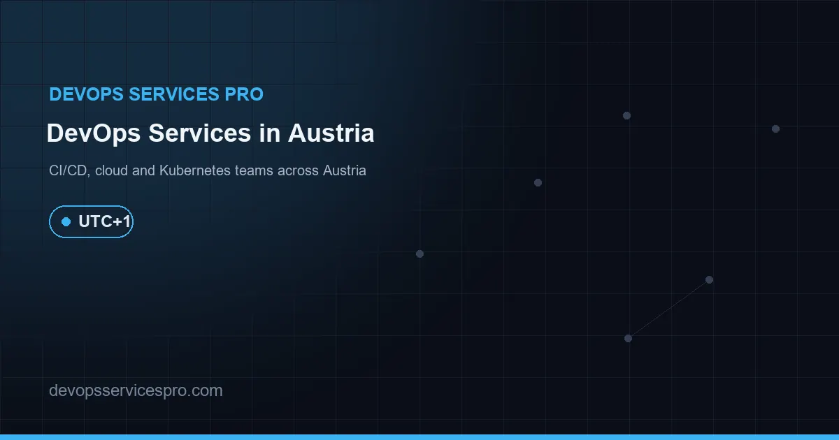 DevOps Services Pro coverage map for Austria