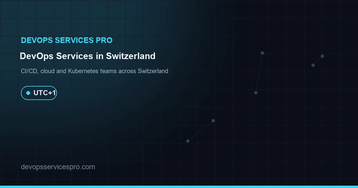 DevOps Services Pro coverage map for Switzerland