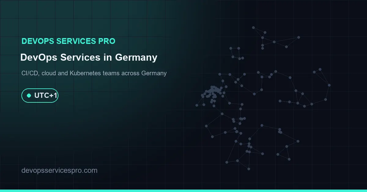 DevOps Services Pro coverage map for Germany