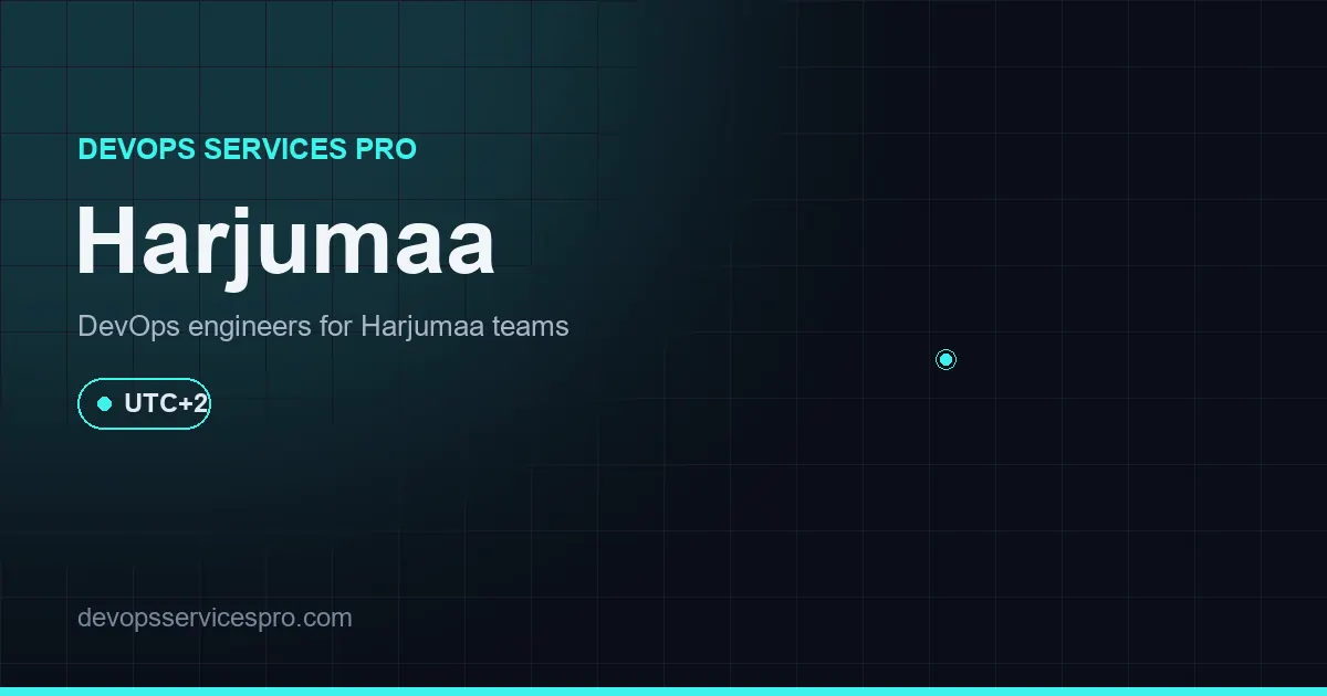 DevOps services coverage map for Harjumaa, Estonia - DevOps Services Pro