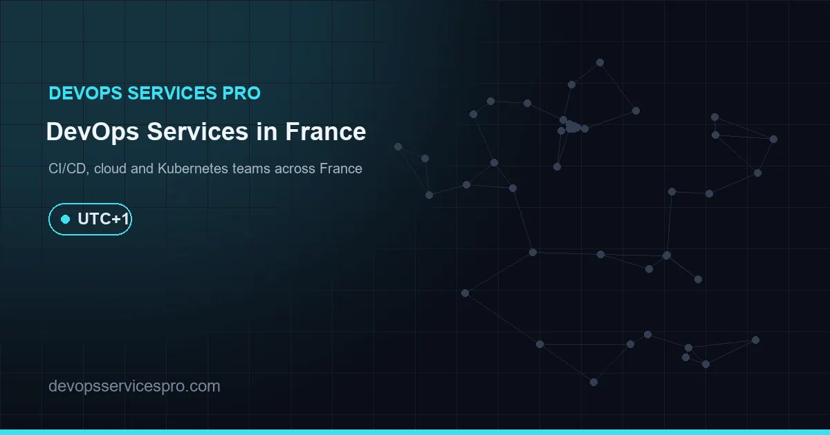 DevOps Services Pro coverage map for France