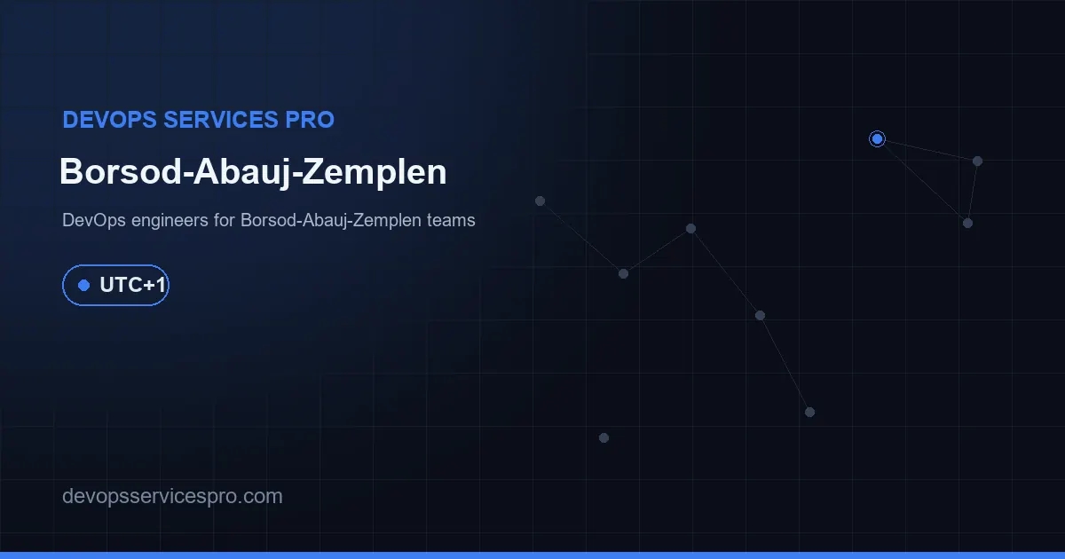 DevOps services coverage map for Borsod-Abauj-Zemplen, Hungary - DevOps Services Pro
