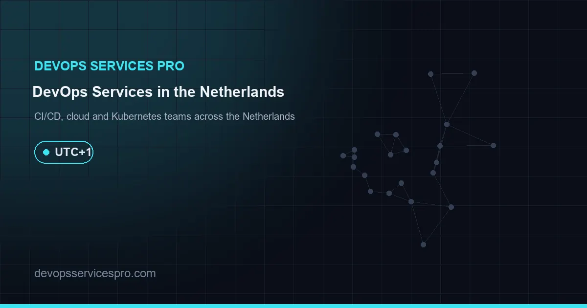 DevOps Services Pro coverage map for the Netherlands
