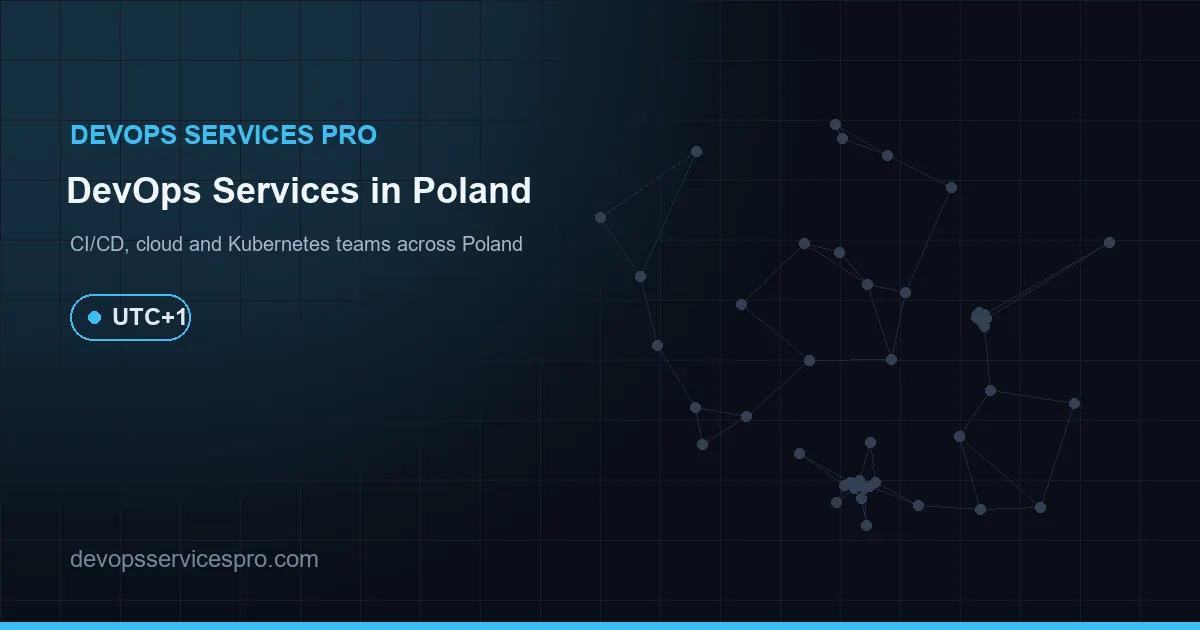 DevOps Services Pro coverage map for Poland