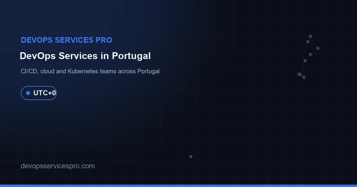 DevOps Services Pro coverage map for Portugal